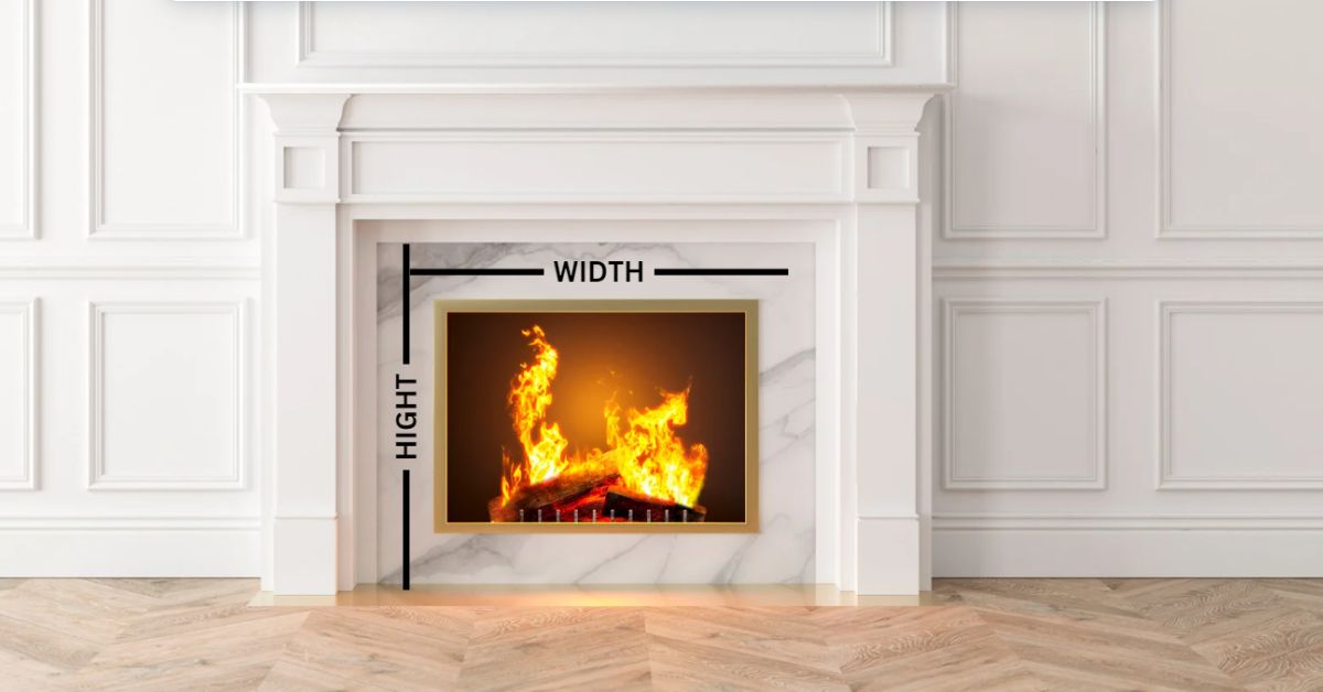 How to Measure for an Electric Fireplace Insert